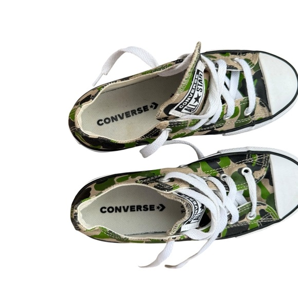 Converse All Star Camouflage Sneakers Youth Size 1.5 - Picture 7 of 9